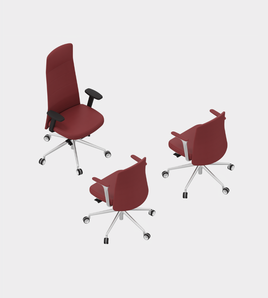 Set Sillas Ejecutivas Diade (1 Silla Ejecutiva + 2 de Visitas)