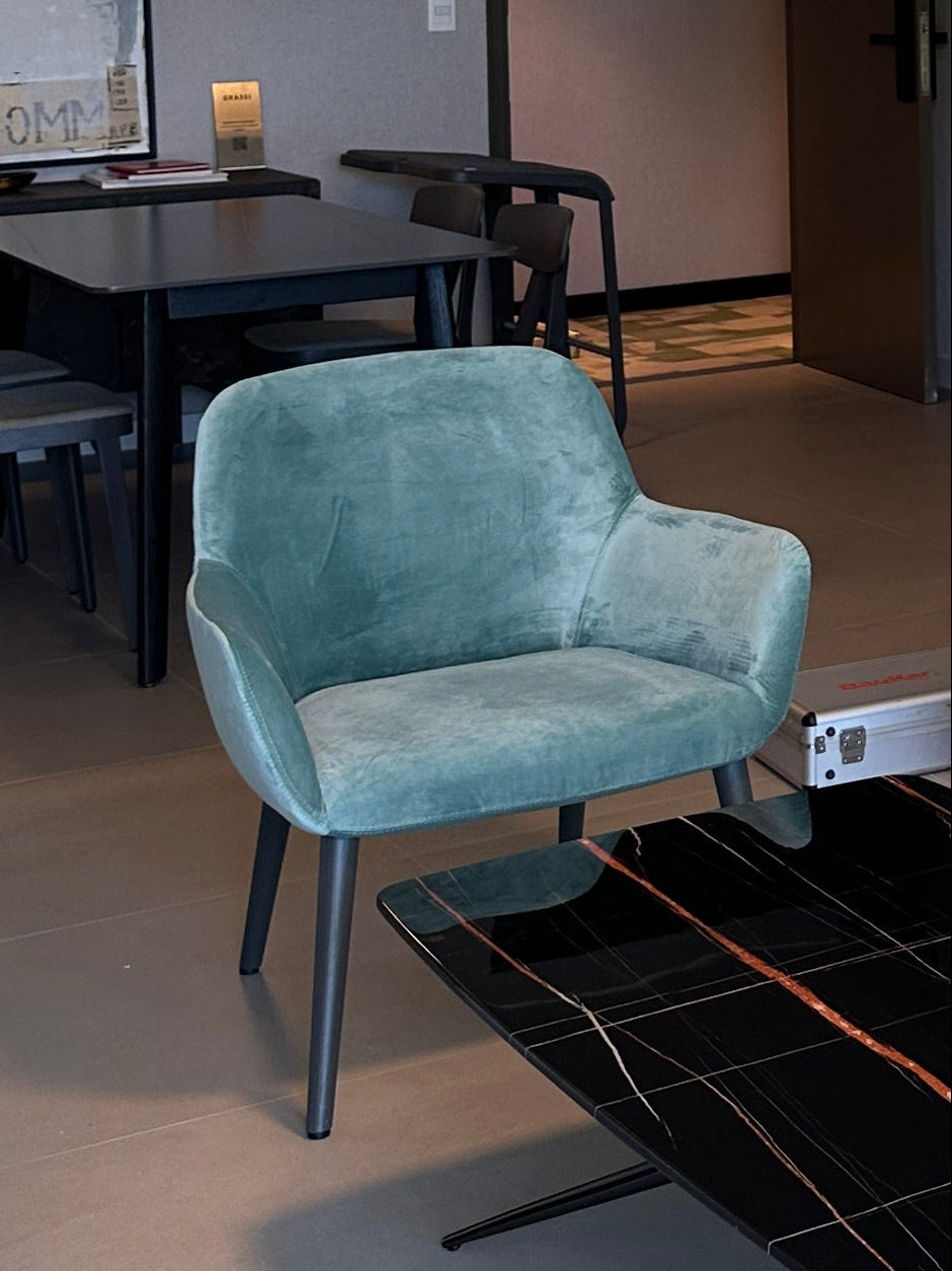 Butaca City Deco Terciopelo Verde