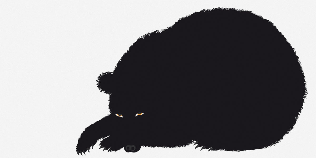 Serigrafia Sei, l'Orso by Enzo Mari - Danese Milano